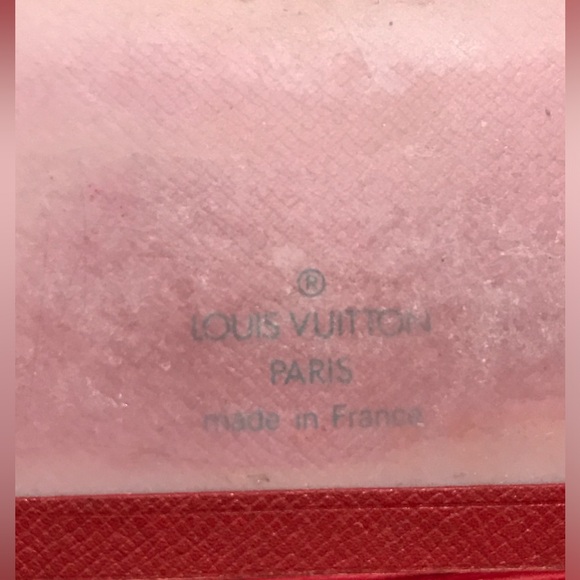 Louis Vuitton Red Epi Card/ID Holder Wallet ππ₯β€οΈ - Picture 13 of 17
